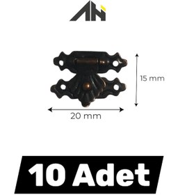 Resim ARZUHOME TAVLA KLİPSİ KUTU KLİPSİ KÜÇÜK BOY OKSİT 10'LU PAKET 