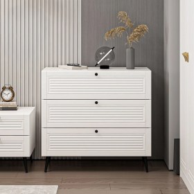 Resim Minar Kale Şifonyer Pandora Beyaz/beyaz Beyaz 