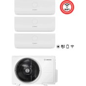 Resim Bosch A++ 28000 1 Dış + 3 Iç Ünite (3X12000 Btu) Wifi Özellikli Premium Model Multi Inverter Klima 
