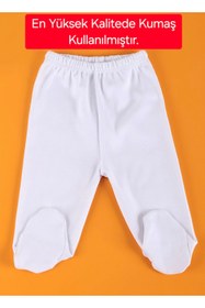 Resim MYGOBEBE Organik Patikli Tek Alt 3'lü Set 