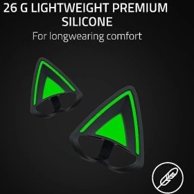 Resim Ears V2 - Evrensel Fit Clip-On Ears Kulaklıklar Için (Clip-On Ears, Çok Yönlü, Ayarlanabilir Bantlar, 26 G Hafif Premium Silikon) Siyah 