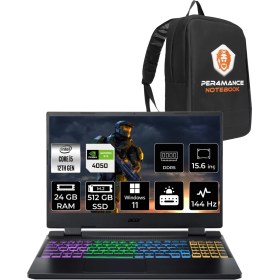 Resim Acer Nitro 5 Intel Core I5 12500H 24GB 512GB SSD RTX4050/6GB 140W 15.6" Fhd 144Hz Windows 11 Home Taşınabilir Bilgisayar & Per4 Çanta NHQLZEY002P312 