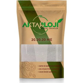 Resim 10 Kg Damlama Sulama Gübresi 20 20 20 Me + Azot Fosfor Potasyum Me Yaprak Toz Gübre 1. Kalite 10 KG 