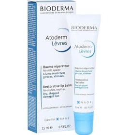 Resim Bioderma Atoderm Lip Balm Dudak Bakım Kremi 15 ML 