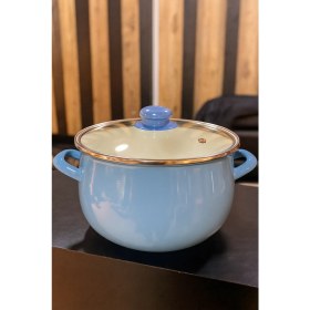 Resim Fodis Alev Emaye Emaye Tencere ( 24 cm - 6 Litre ) 