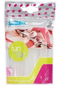 Resim Rapid Şeffaf Yapıstırıcı Silikon Mum Çubuk 7x100mm 