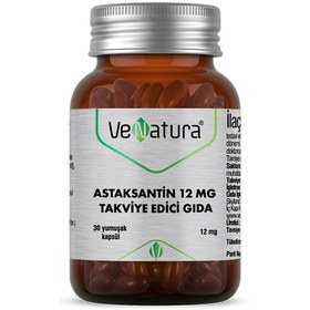 Resim VeNatura Astaksantin 12 mg 30 Yumuşak Kapsül 