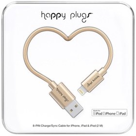 Resim Happy Plugs Lightning to USB Charge/Sync Cable - Champagne h.p.9930 