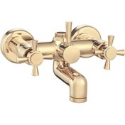 Resim Eca Quadrille Banyo Duş Bataryası Altın Gold 102802230 