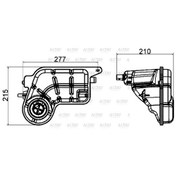 Resim Yedek Su Deposu A6 04-11 Caga-caha-casb-clab-cmfa 2.0 Tdi-2.7 Tdi-3.0 Tdi 4f0121403n 