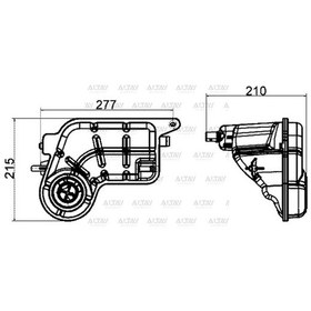 Resim Yedek Su Deposu A6 04-11 Caga-caha-casb-clab-cmfa 2.0 Tdi-2.7 Tdi-3.0 Tdi 4f0121403n 