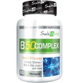 Resim Suda Vitamin Vitamin B-Complex 60 Kapsül 
