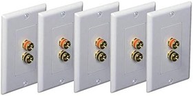Resim Imbaprice -- Plug bağlayıcı çubuk hoparlör için 2 Connectors (5 Pack) IC-2BANANA-5PK 