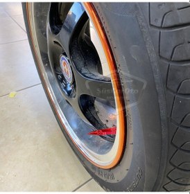 Resim ŞüsCarOto Sivri Sibop Kapağı Mermi Sibop Kapağı Araba Motosiklet Bisiklet Metal 4 lü Set Kırmızı (00) 