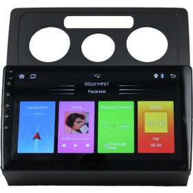 Resim Volkswagen Caddy 2004-2010 Manuel 10 İnç 4-32 Pro Model Qled Ekran 9" 