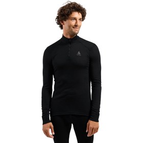 Resim Odlo Active Warm Bl Top Turtle Neck L/s Half Zip Erkek Siyah İçlik Üst 