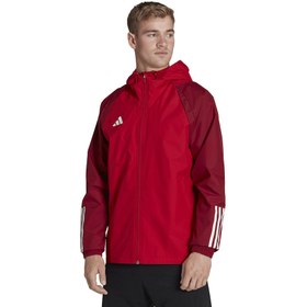 Resim adidas Tiro23 C Aw Jk Erkek Futbol Yağmurluk HE5653 Kırmızı 