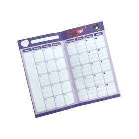 Resim Kuromi Just Chilling Mini Planner 17x9,5 cm 