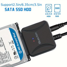 Resim USB 3.0'dan SATA III'e UASP Desteği ile SATA Hard Disk Okuyucu Adaptörü 
