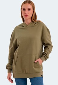 Resim VIOLENCE Kadın Sweatshirt Haki 