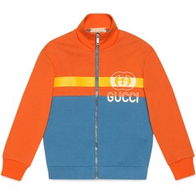 Resim Colorblocked Logo Baskılı Unisex Çocuk Ceket 