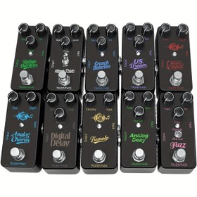 Resim Elektrik Gitar Efekt Pedalı Mini Tekli Tip Crunch Distorsiyon Klasik Korus Delay Dijital Delay Vintage Overdrive Tremolo Analog Delay 