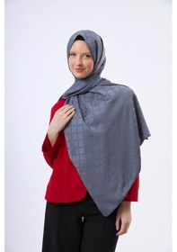 Resim Mirsoy Scarf Lina Modern Desen Şal Gri 