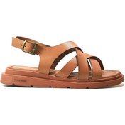 Resim Beety 23BY76.533 Hakiki Deri Taba Kadın Sandalet Taba 