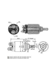 Resim Zm 12v Marş Otomatiği Bosch Tipi Sol N11.18830 