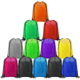 Resim Skycity Nylon Çekmeceli Spor Çanta 12/20 Adet - Erkek/kadın İçin Hafif, Taşınabilir, Sağlam Omuz Kayışlı Antreman Seyahat Stüdyo Çantası Çok Renkli 