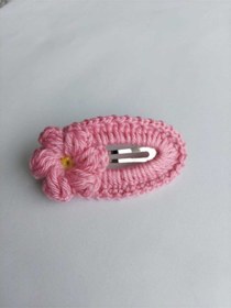 Resim Amigurumi Örgü Çıtçıt Toka Pembe Tek Ebat Çok Renkli 