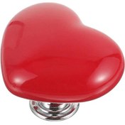 Resim Moda Aşk Kalp Tuvalet Basmalı Düğme Çok Fonksiyonlu Dayanıklı Mutfak Çekmeceleri İçin Kapı Kolları 