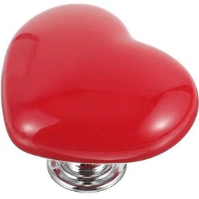 Resim Moda Aşk Kalp Tuvalet Basmalı Düğme Çok Fonksiyonlu Dayanıklı Mutfak Çekmeceleri İçin Kapı Kolları 