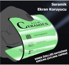 Resim Samsung M31s Ekran Koruyucu Seramik Nano Cam Esnek Tam Full Kaplayan Kırılmaz 