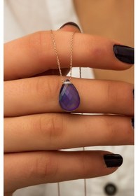 Resim Gümüş His Taşı Kolye. 925 Ayar Gümüş Zincir Kolye En Ucuz Kolye 