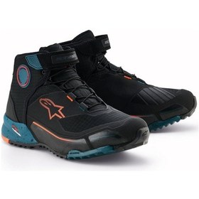 Resim Alpinestars Cr-x Drystar Korumalı Motosiklet Botu Siyah Mavi Oranj 