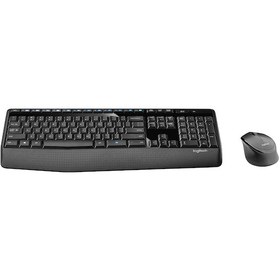 Resim 920-006514 Wireless Combo MK345 Q TR Siyah Kablosuz Klavye Mouse Set 