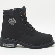Resim Harley Davidson Jim Erkek Siyah Deri Bot 