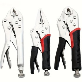Resim Ağır Hizmet Tipi Kilitli Pense, Çok Fonksiyonlu Kelepçeleme Aracı, Kıvrılmış Çene ile, Güvenli Kelepçeleme ve Bükme için Büyük Çene Kilitli Pense, Ev Yenileme Projeleri için İdeal, Dayanıklı Metal Yapı, Profesyonel Sınıf Hassasiyet, Ev İyileştirme El Aracı | Ergonomik Tutuş | Ağır Hizmet Yapısı 
