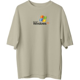 Resim Windows XP - Oversize T-Shirt - S / Bej 