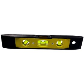 Resim Realözs Plastik Portatif Mini Su Terazisi 3 Gözlü Mıknatıslı Su Terazi 23cm 