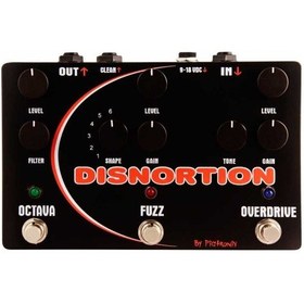 Resim Pigtronix Disnortion Octave Fuzz Overdrive Pedalı 