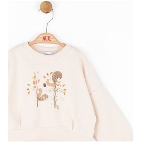 Resim Nk Kids Kız Çocuk Sweatshirt 37609 Krem 