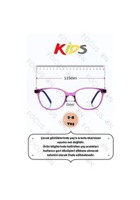 Resim Focus On KS003-C23-EKRAN Mor 3-8 Yaş Mavi Işık Filtreli Çocuk Ekran Gözlüğü 