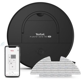 Resim TEFAL Yapay Zeka Evcil Hayvan Dostu Akıllı Robot Süpürge Otomatik Navigasyon Güçlü Emiş Sessiz Çalışma 