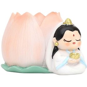 Resim Suntek Magideal Şanslı Tanrı Heykelcik Kalem Kalemlik Yaratıcı Stil-b 