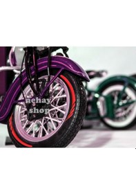 Resim Şık Tasarım Motosiklet Jant Şeridi Pulsar Motosiklet Jant Şeridi Kırmızı Sağ-sol/ön-arka 