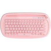 Resim Foetor K520T Mini Üç Modlu Kablosuz Klavye 