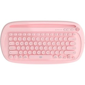 Resim Foetor K520T Mini Üç Modlu Kablosuz Klavye 