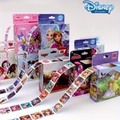 Resim Kutu başına 200 adet karikatür rulo çıkartmalar, Disney Prensesleri, Buz Prensesi, Mickey Mouse, Minnie Mouse, yapışkan notlar ve ödüllendirme hediyeleri 